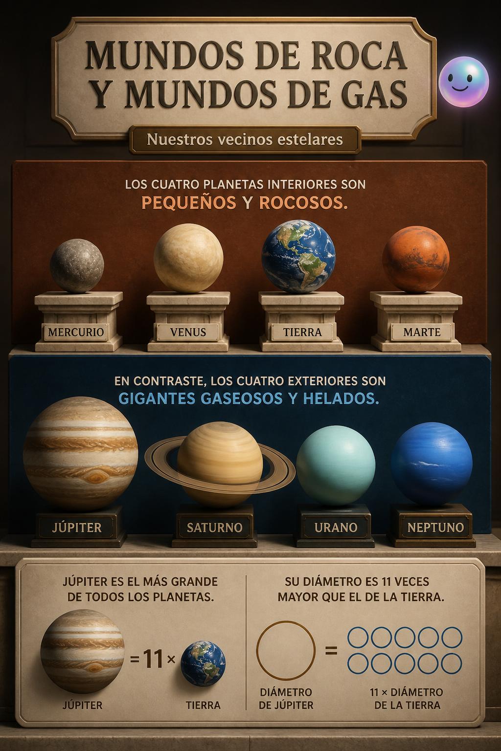 Mundos de roca y mundos de gas