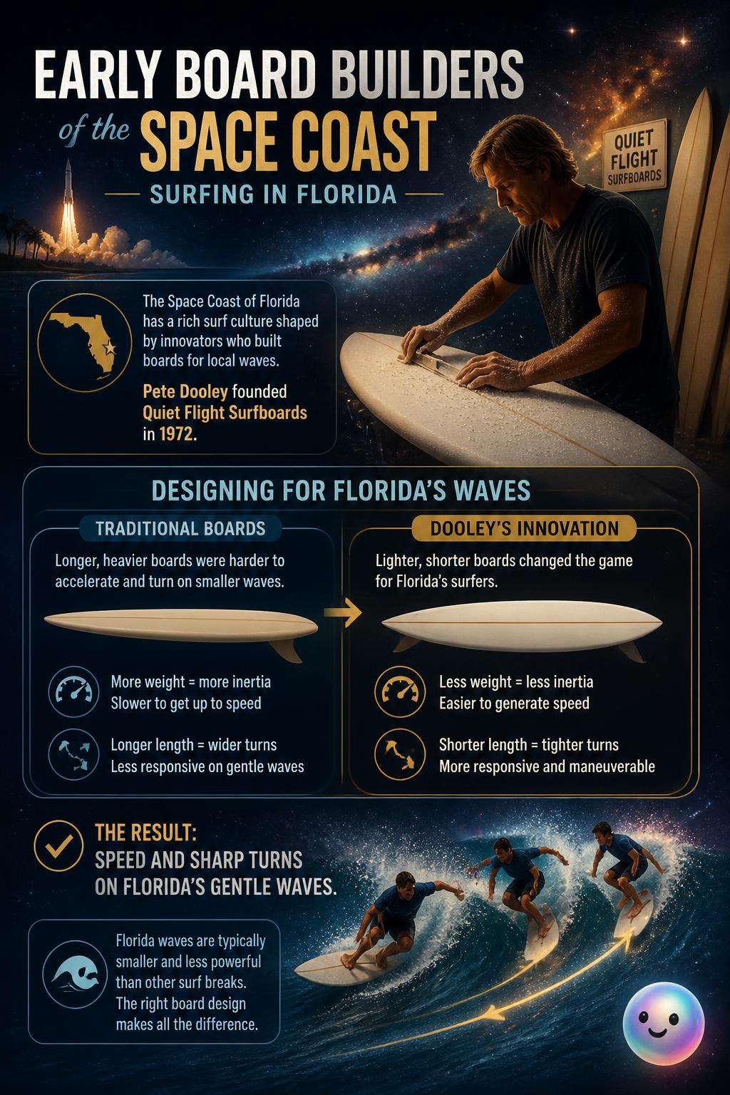 Early board builders of the Space Coast