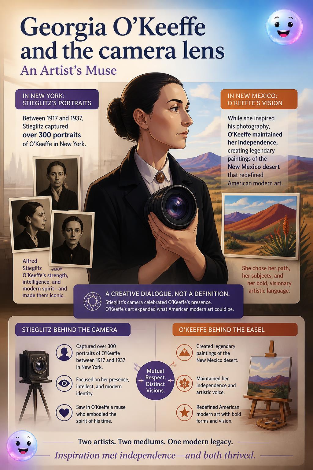 Georgia O'Keeffe and the camera lens