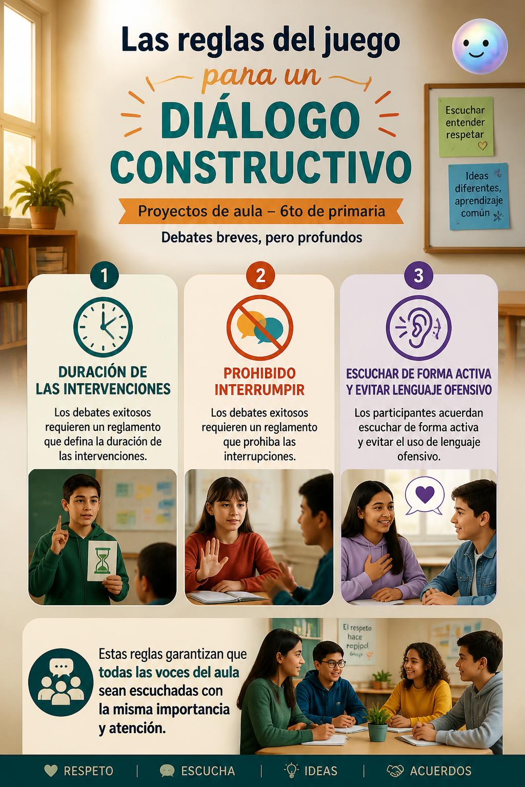 Las reglas del juego para un diálogo constructivo