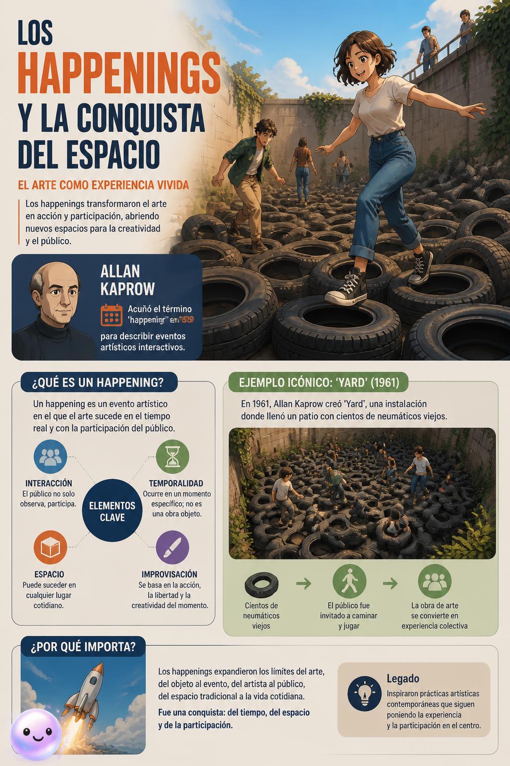 Los happenings y la conquista del espacio