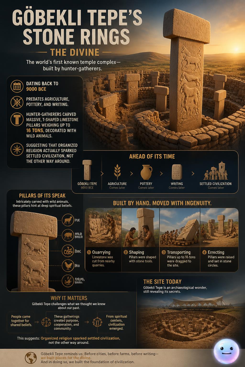 Göbekli Tepe's stone rings