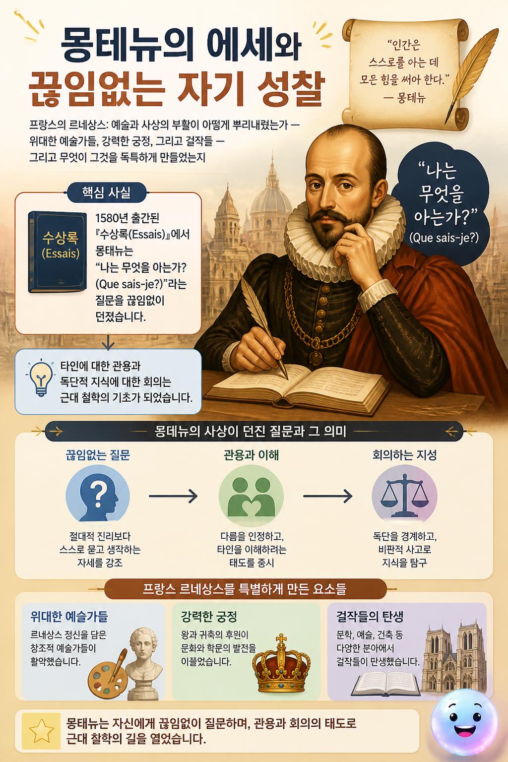 몽테뉴의 에세와 끊임없는 자기 성찰