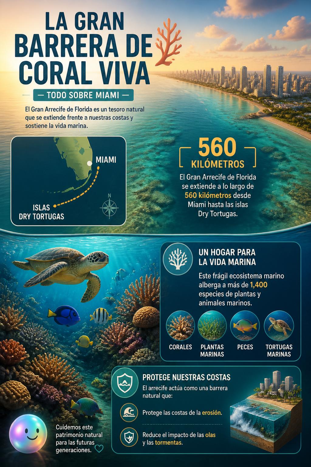 La gran barrera de coral viva