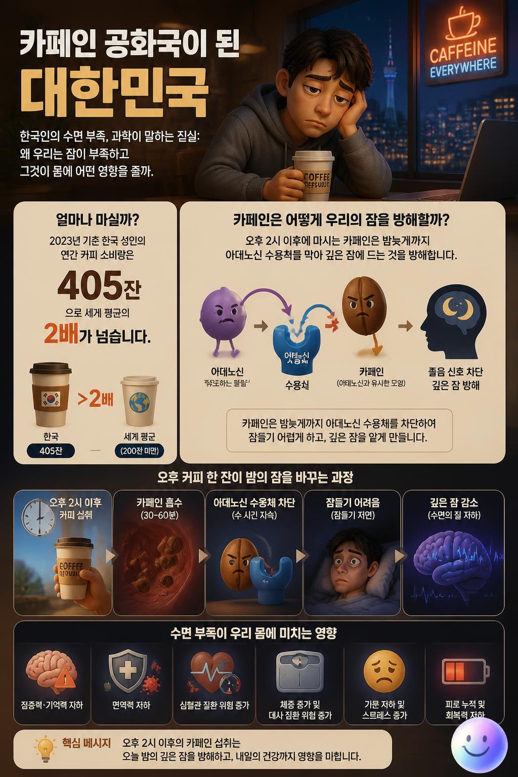 카페인 공화국이 된 대한민국