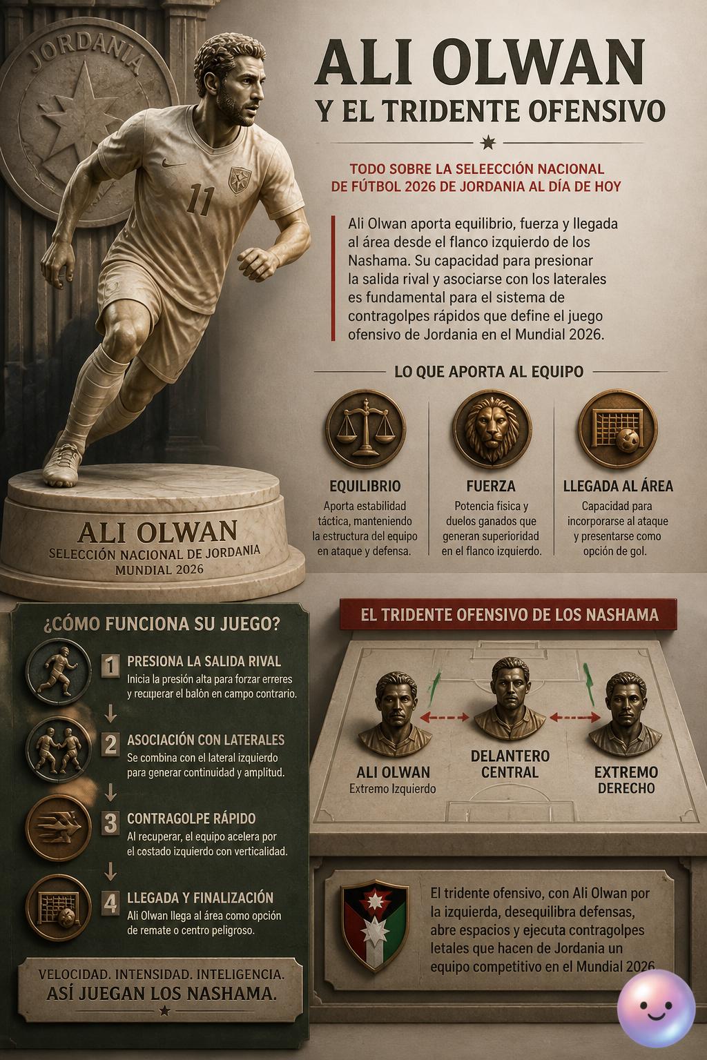 Ali Olwan y el tridente ofensivo