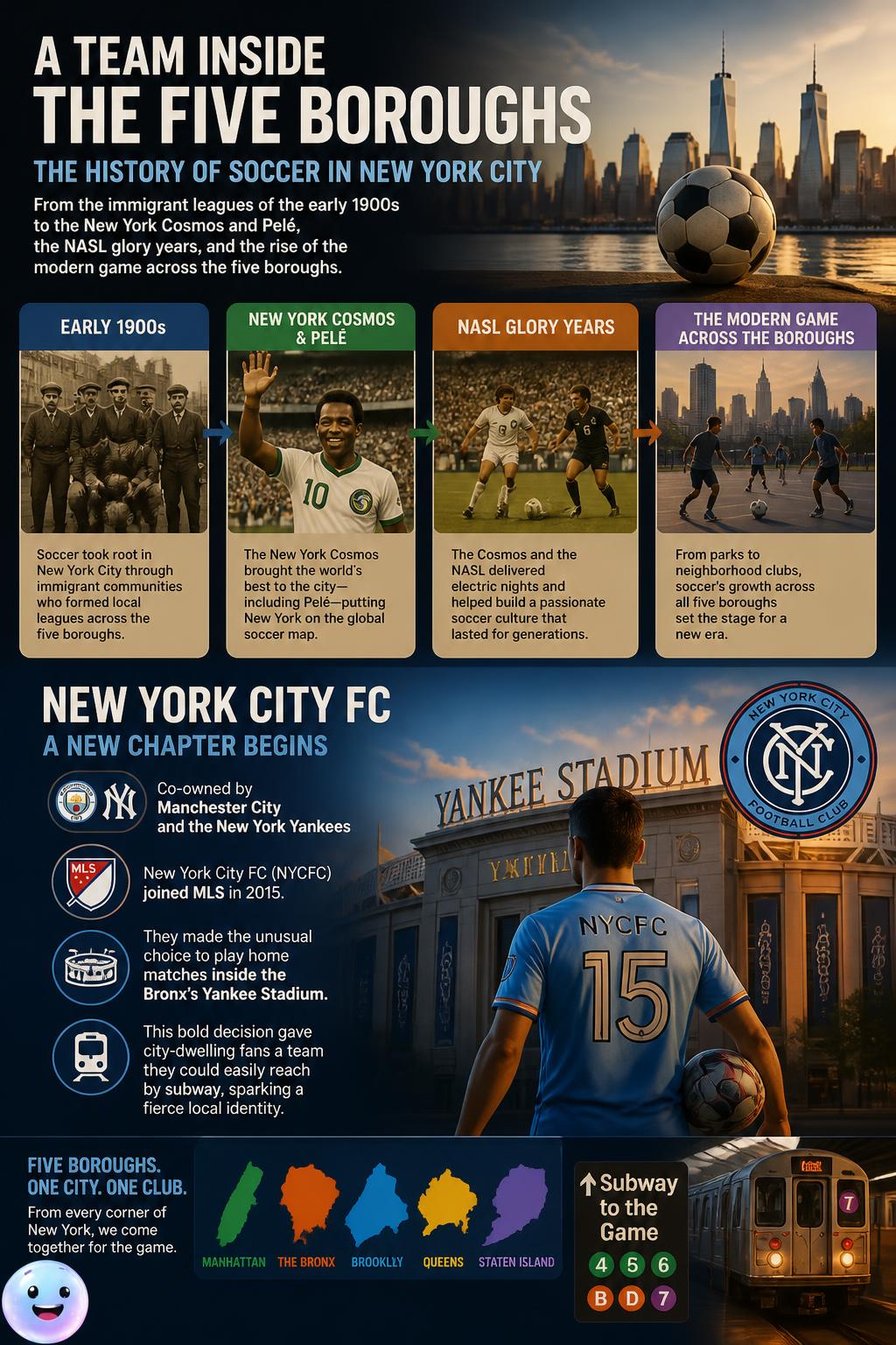 A team inside the five boroughs