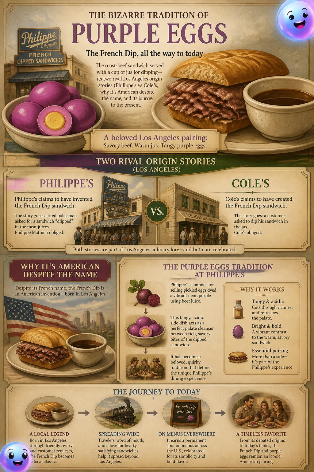 The bizarre tradition of purple eggs