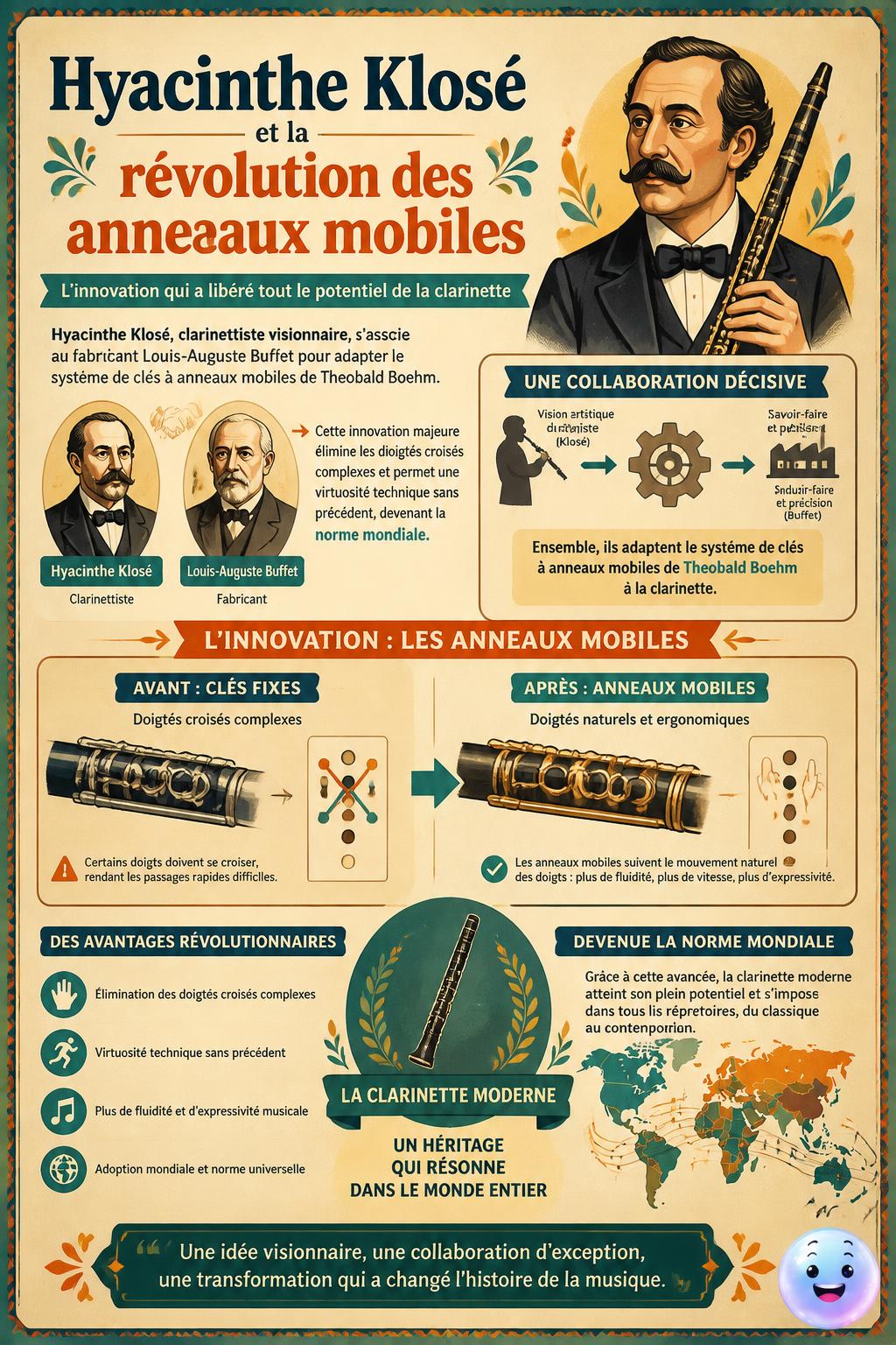 Hyacinthe Klosé et la révolution des anneaux mobiles