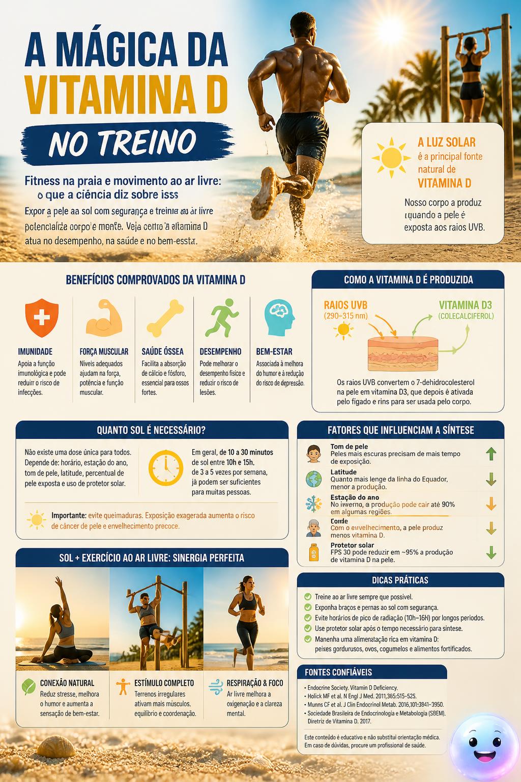 A mágica da vitamina D no treino