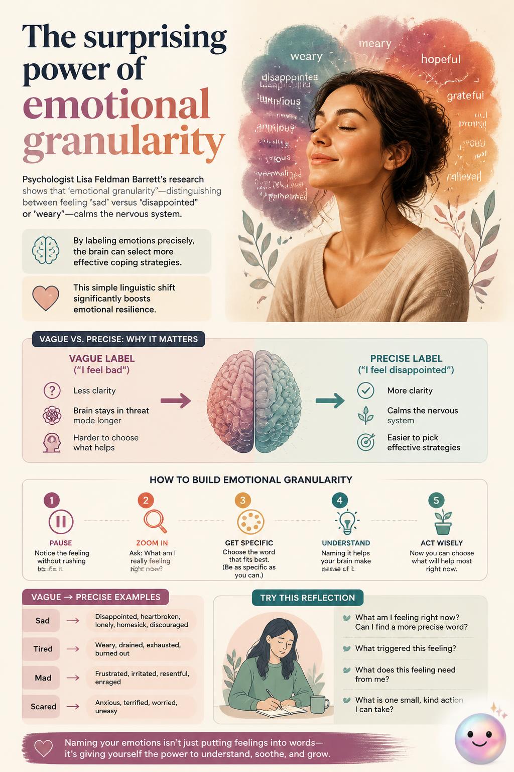 The surprising power of emotional granularity