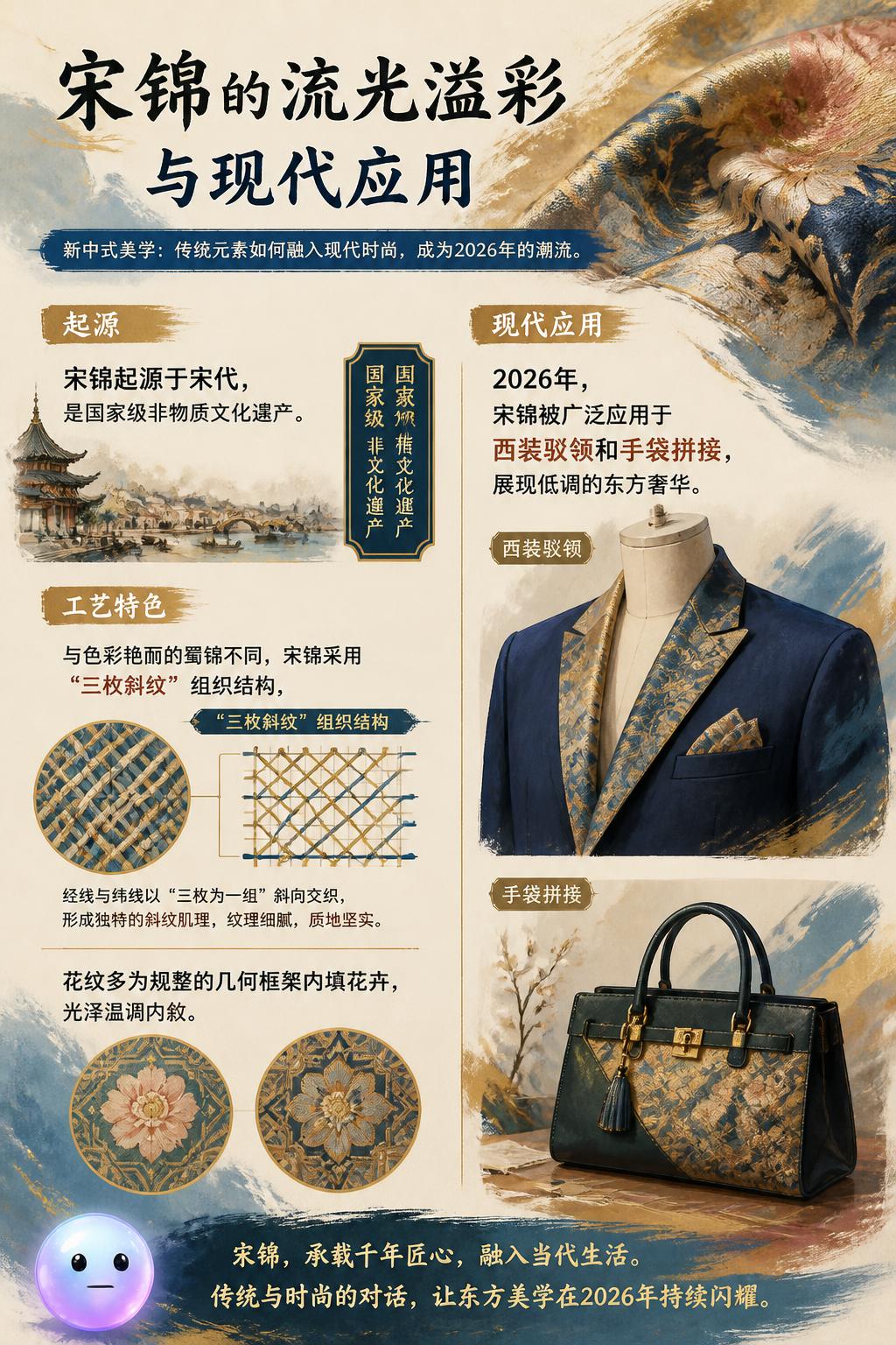 宋锦的流光溢彩与现代应用