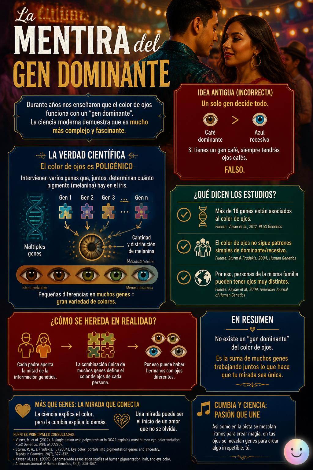 La mentira del gen dominante