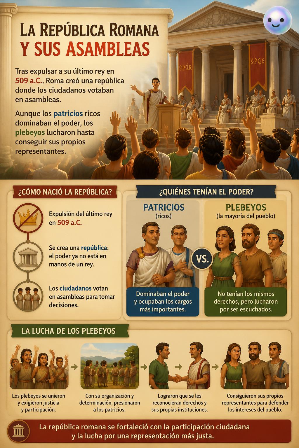 La república romana y sus asambleas