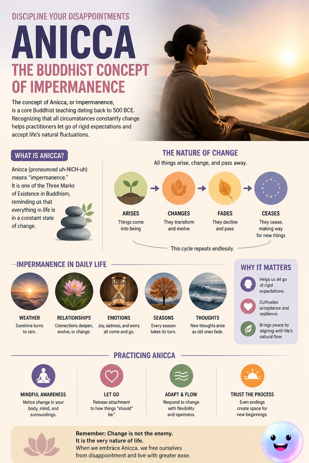 The Buddhist concept of impermanence