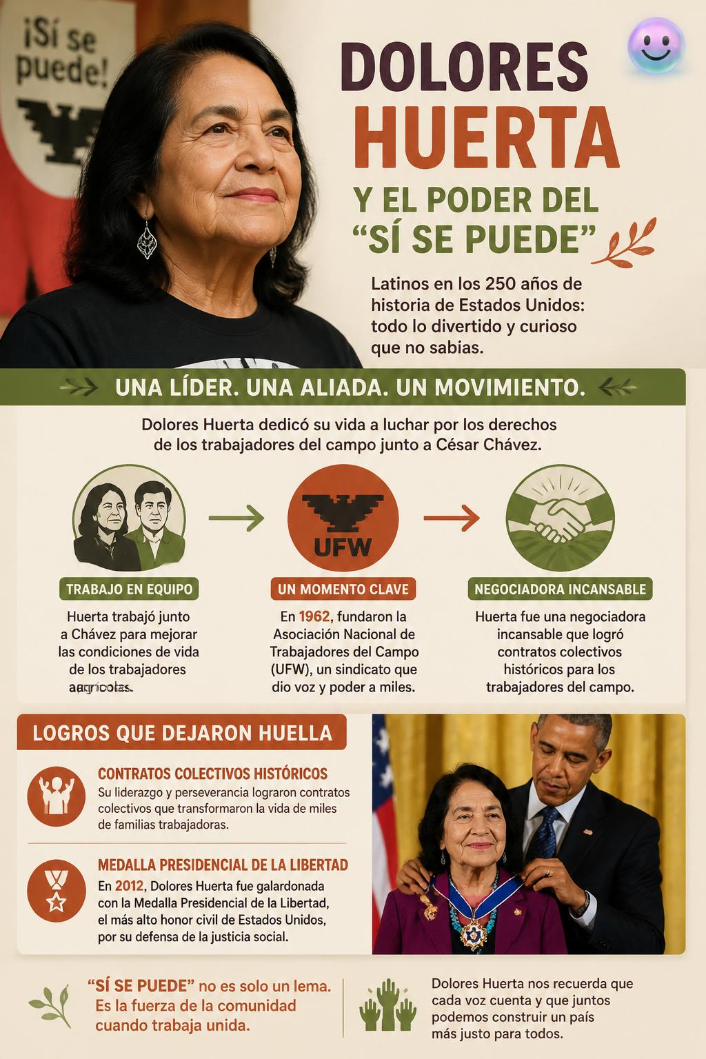 Dolores Huerta y el poder del 'Sí se puede'