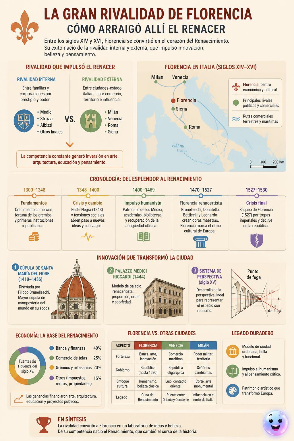 La gran rivalidad de Florencia