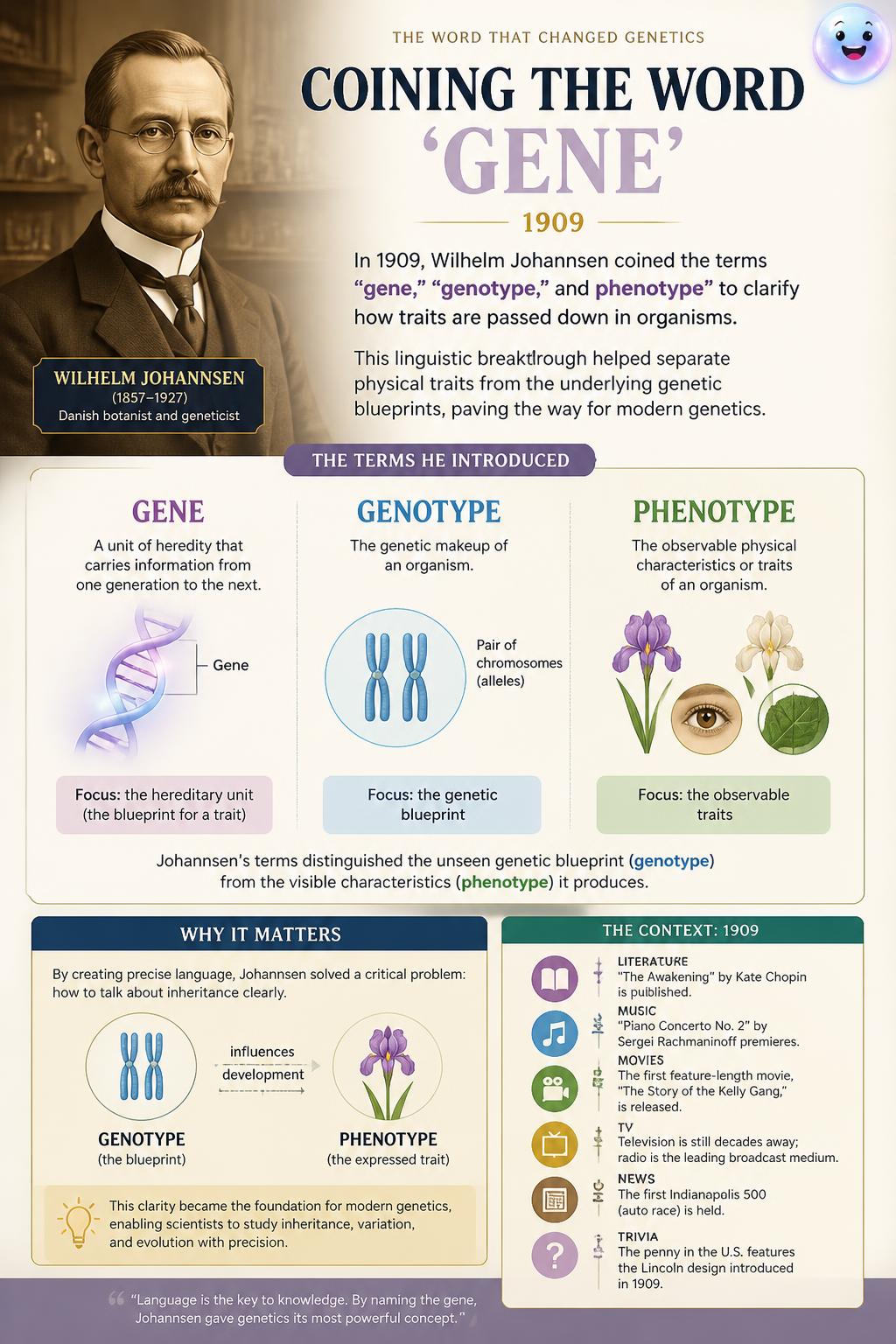 Coining the word gene