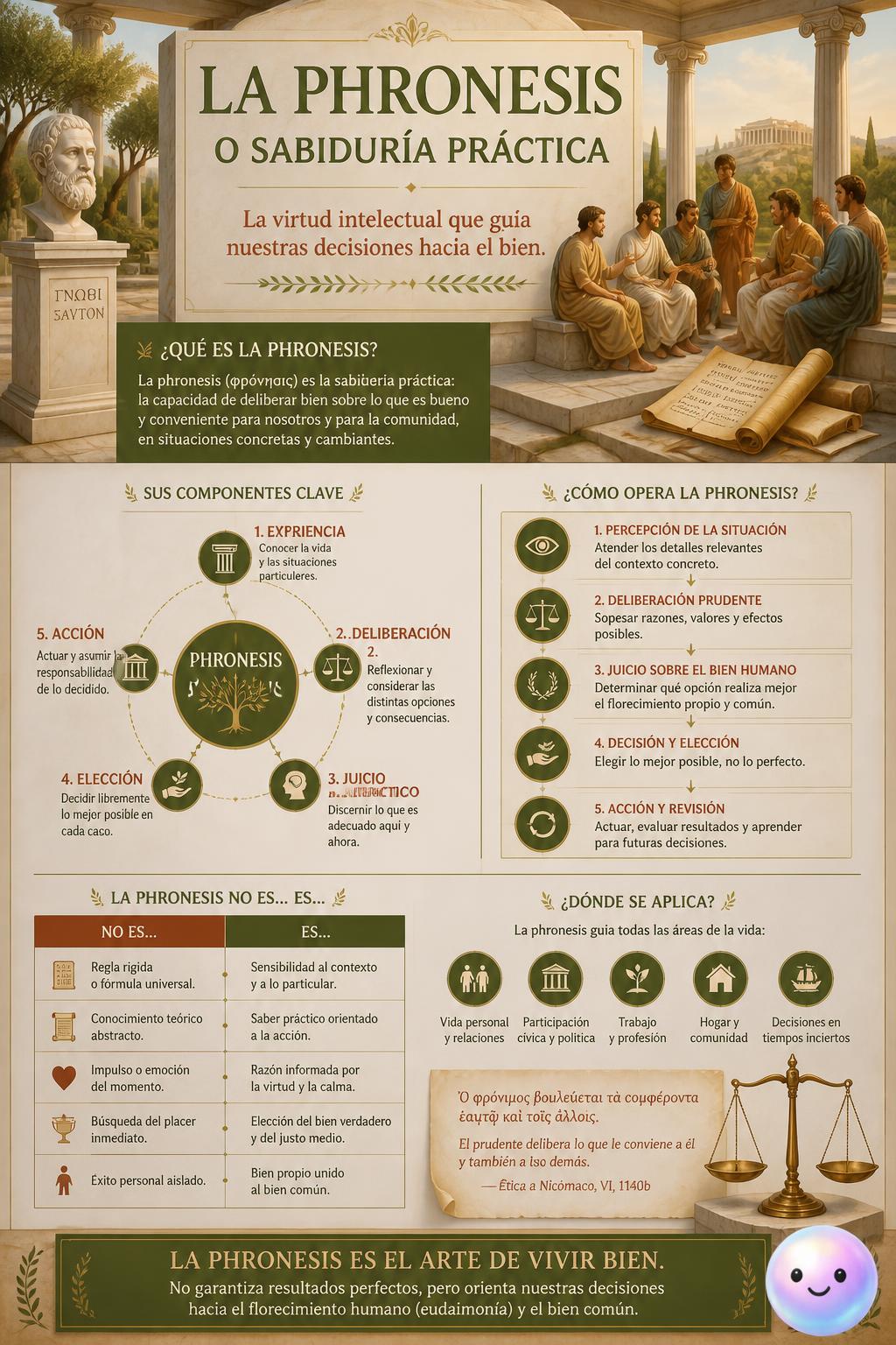 La phronesis o sabiduría práctica