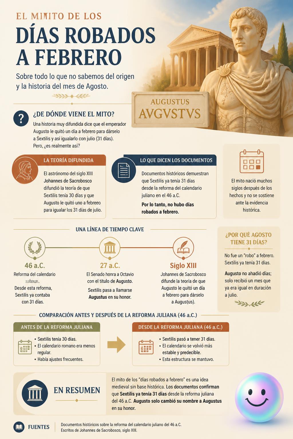 El mito de los días robados a febrero