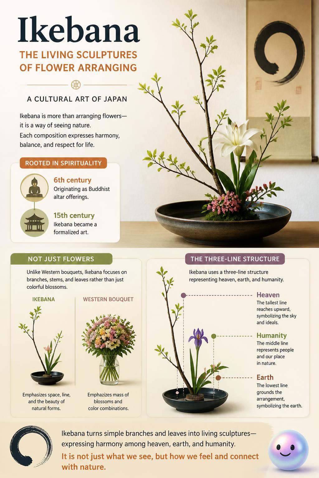The living sculptures of flower arranging
