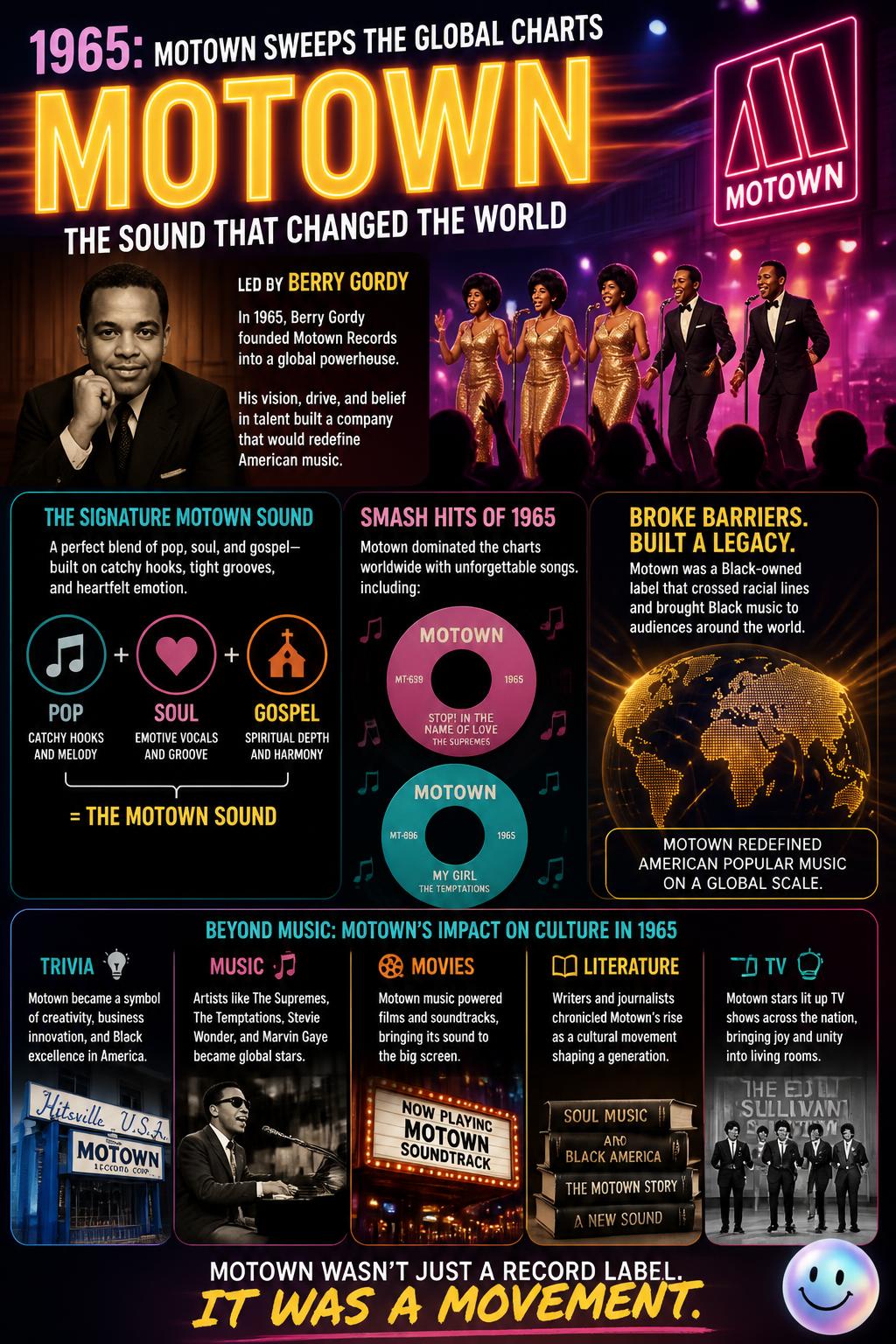 Motown sweeps the global charts