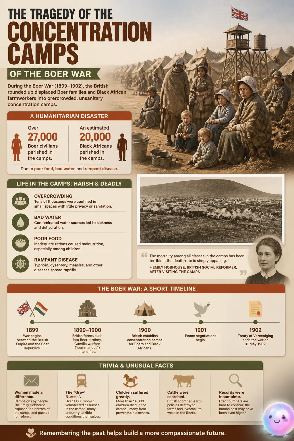 The tragedy of the concentration camps