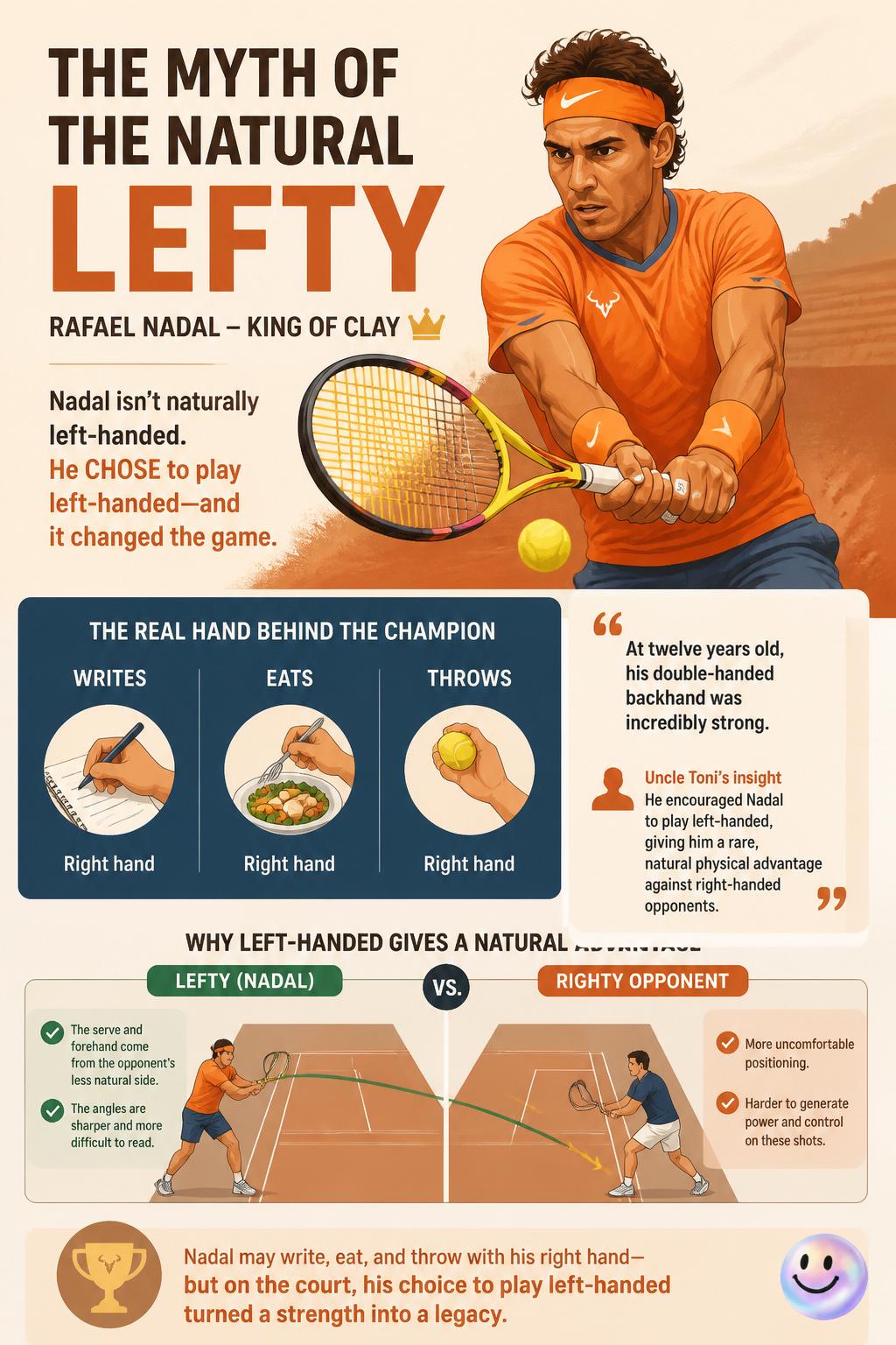 The myth of the natural lefty