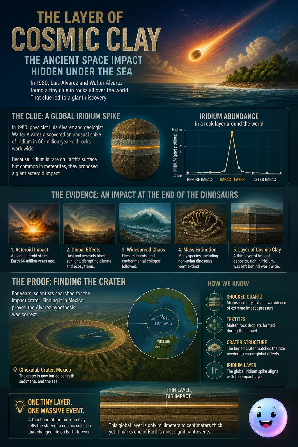 The layer of cosmic clay