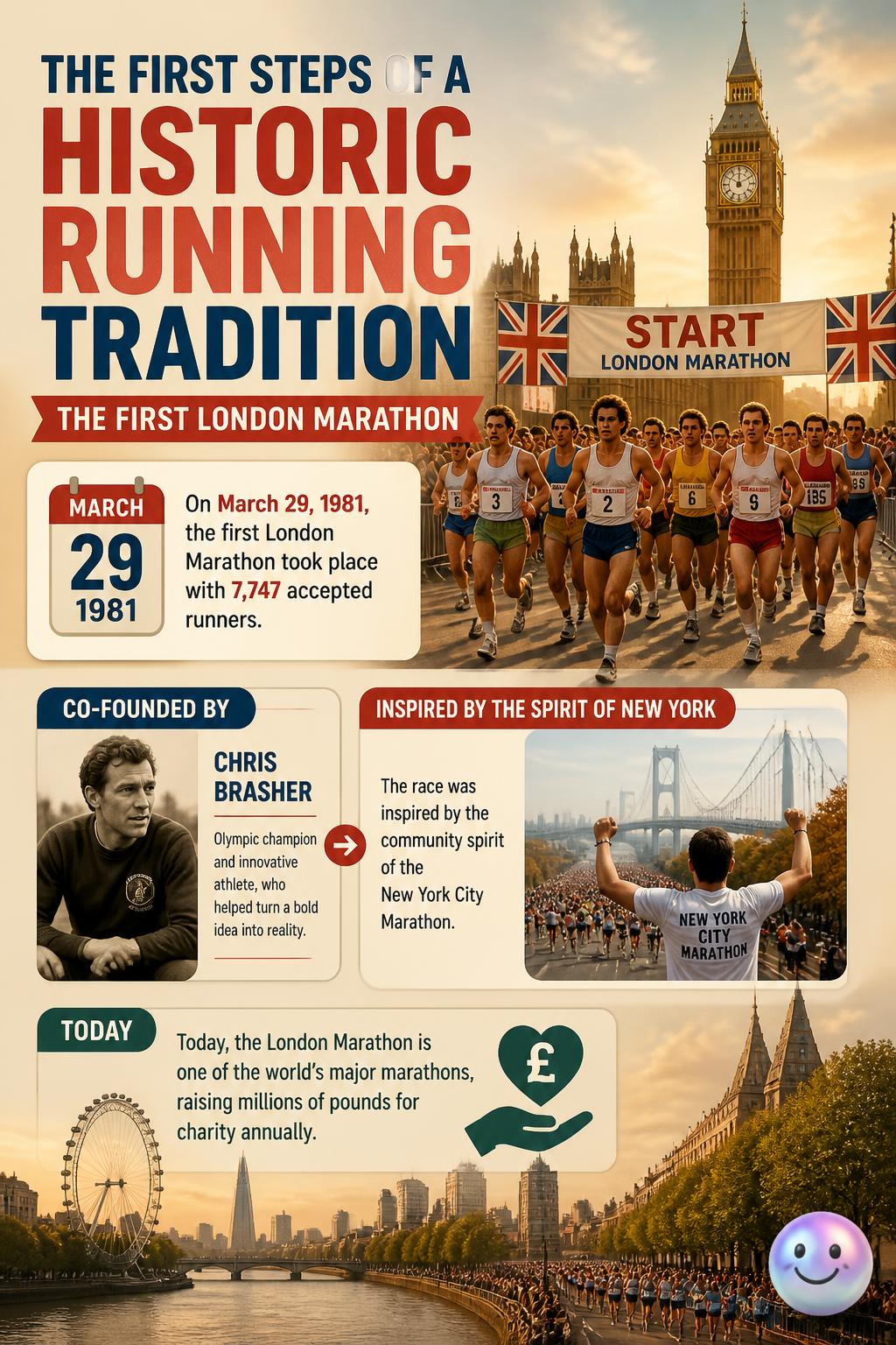 The first steps of a historic running tradition