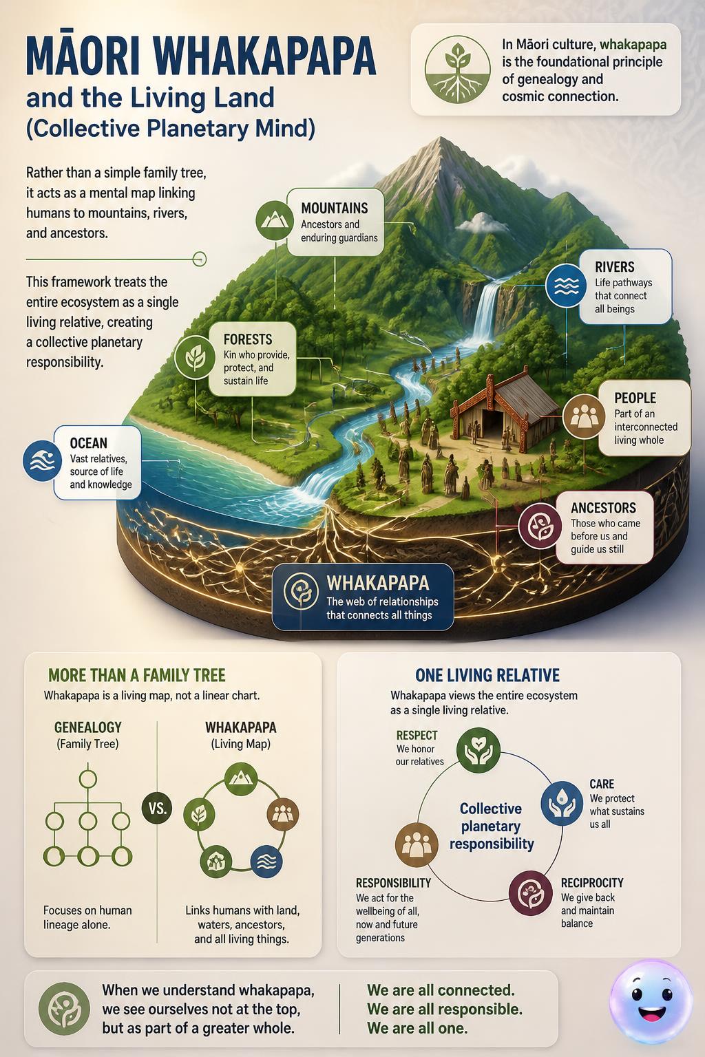Māori whakapapa and the living land