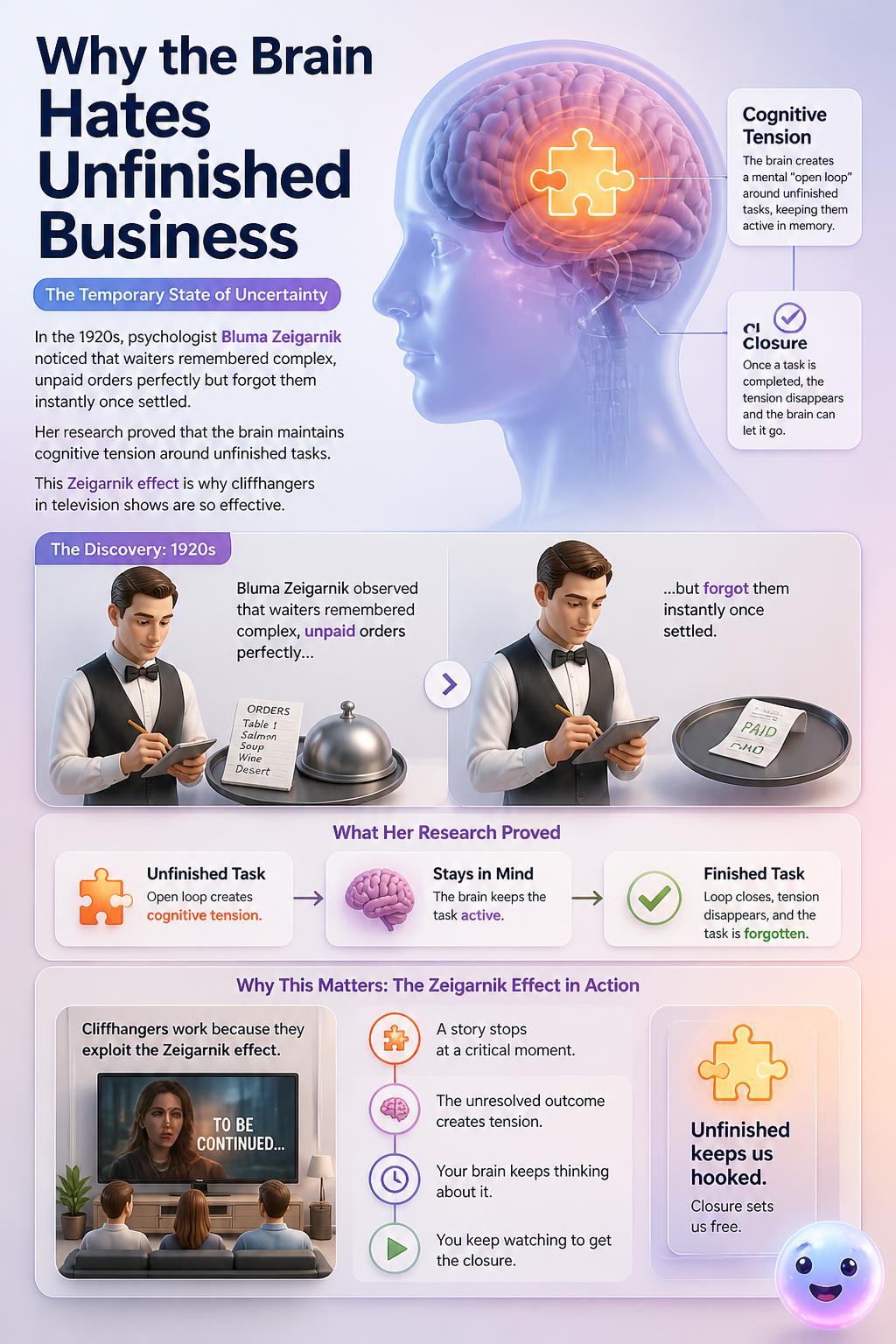 Why the brain hates unfinished business