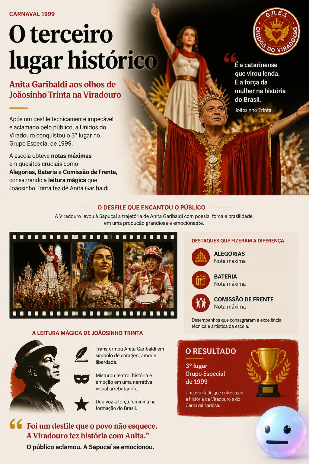 O terceiro lugar histórico