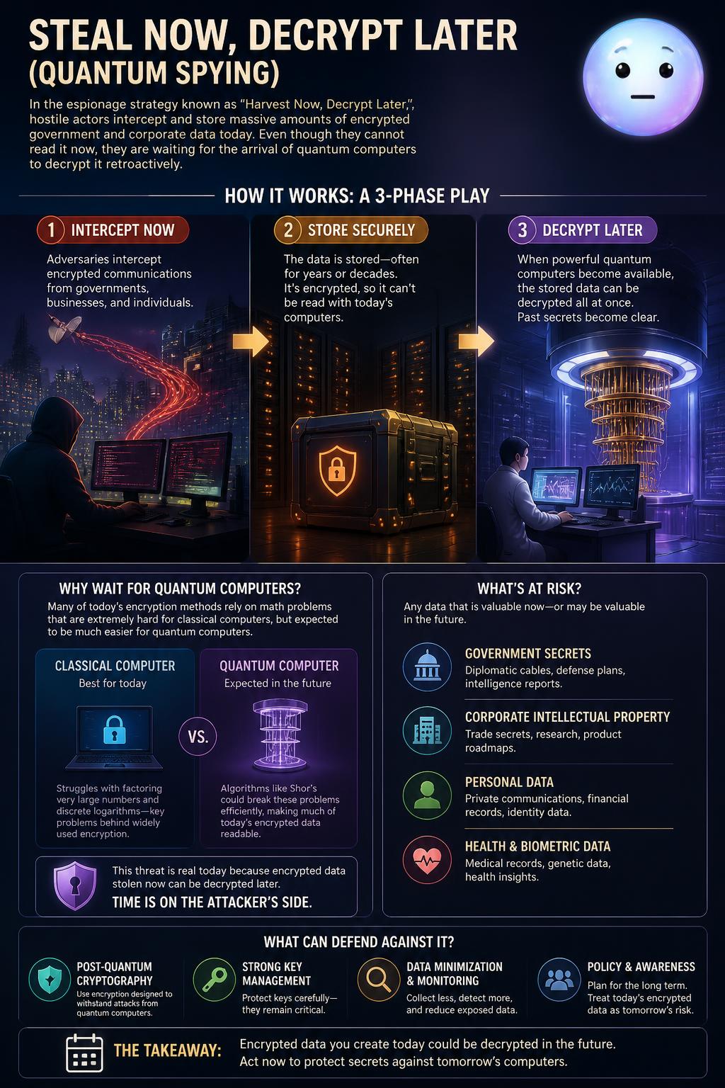 Steal now, decrypt later