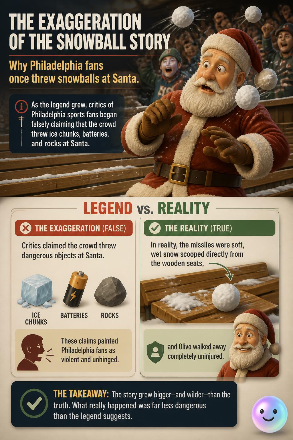The exaggeration of the snowball story