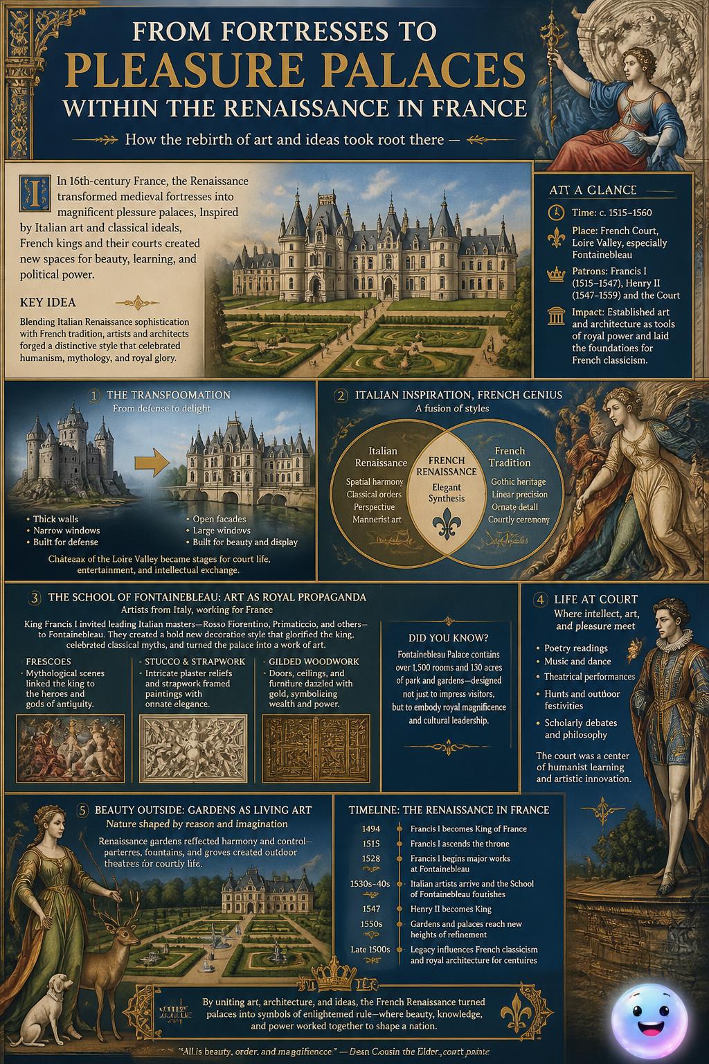 From fortresses to pleasure palaces