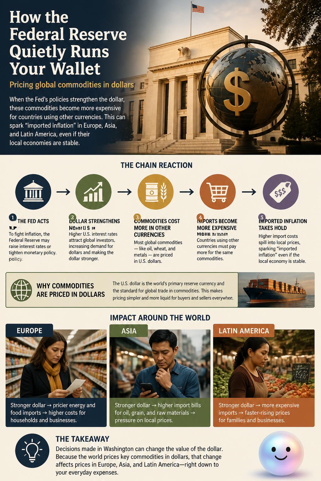 Pricing global commodities in dollars