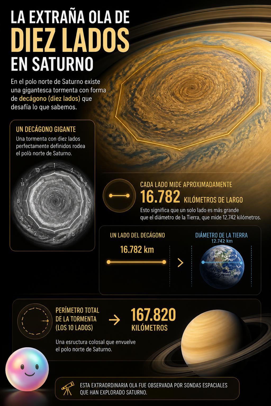 Dimensiones gigantescas que superan el tamaño de la Tierra
