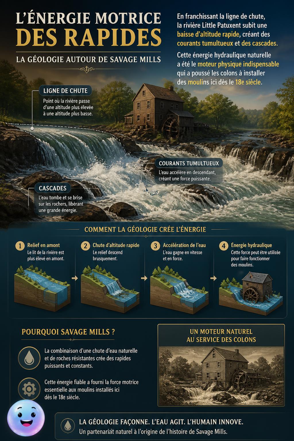 L'énergie motrice des rapides