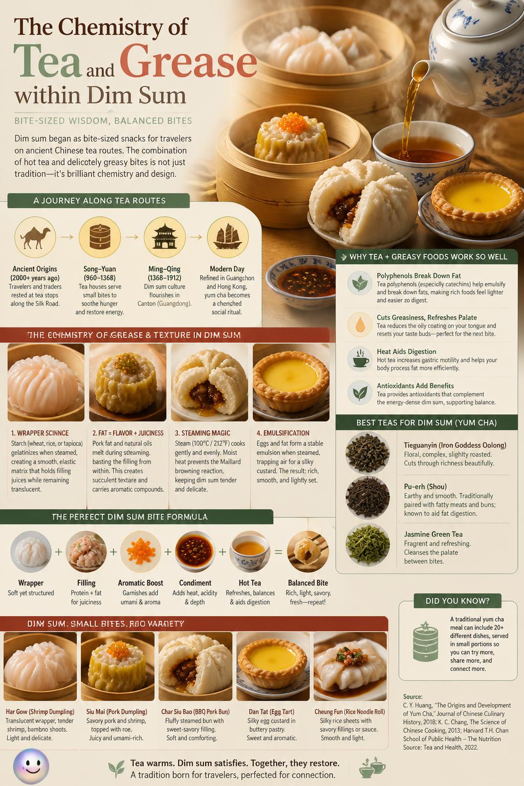 The chemistry of tea and grease