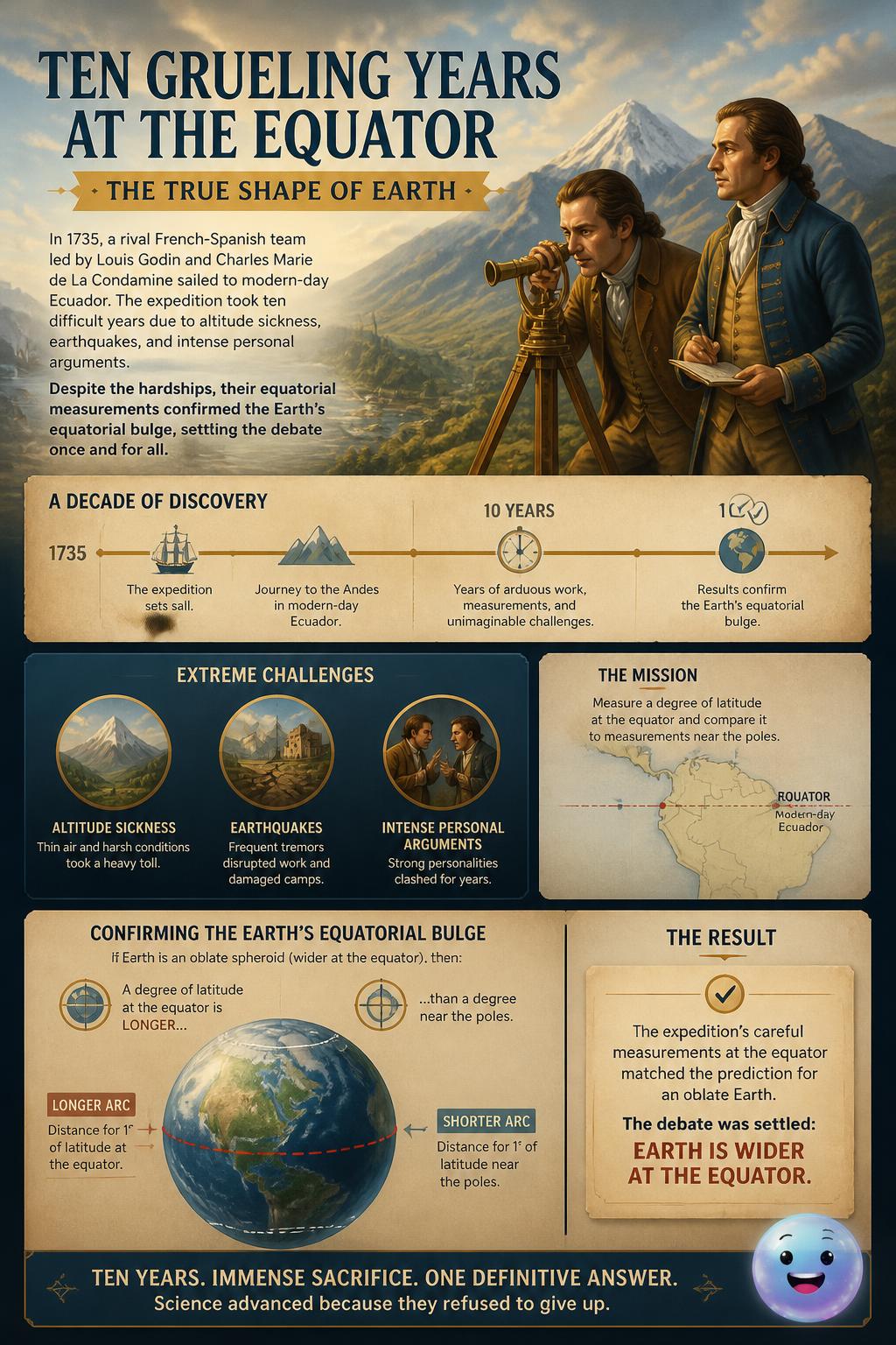 Ten grueling years at the equator