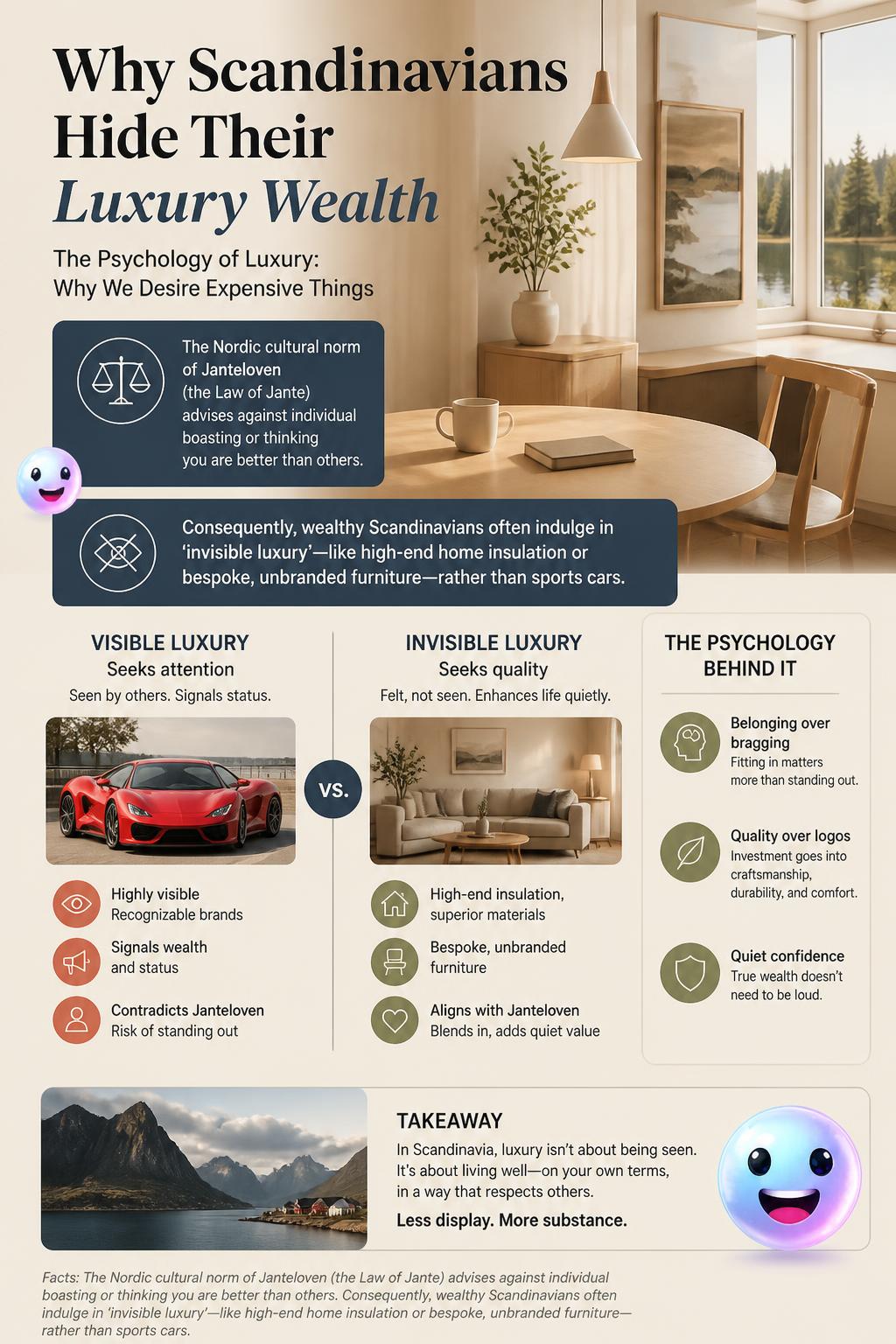 Why Scandinavians hide their luxury wealth