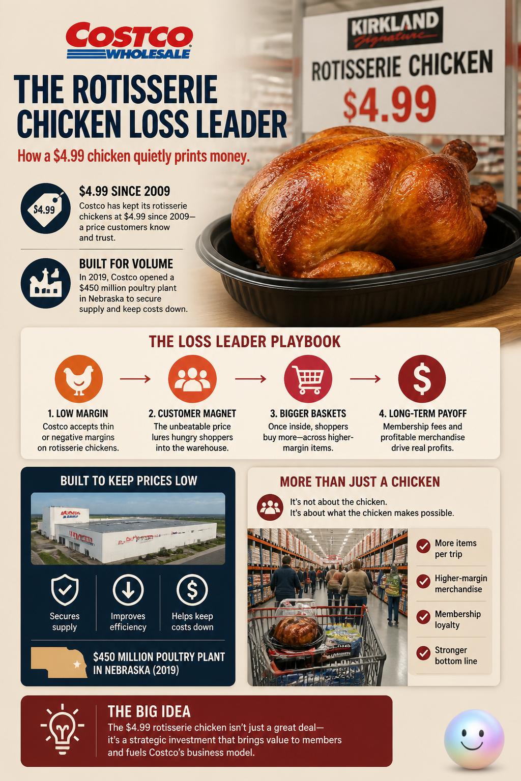 The rotisserie chicken loss leader