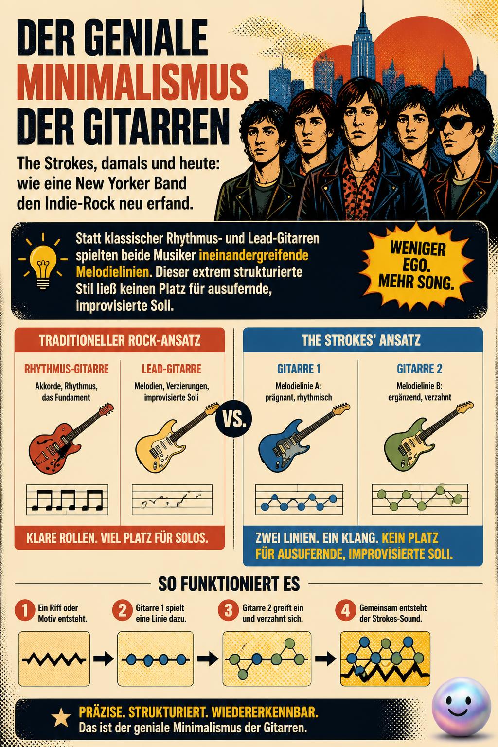 Der geniale Minimalismus der Gitarren