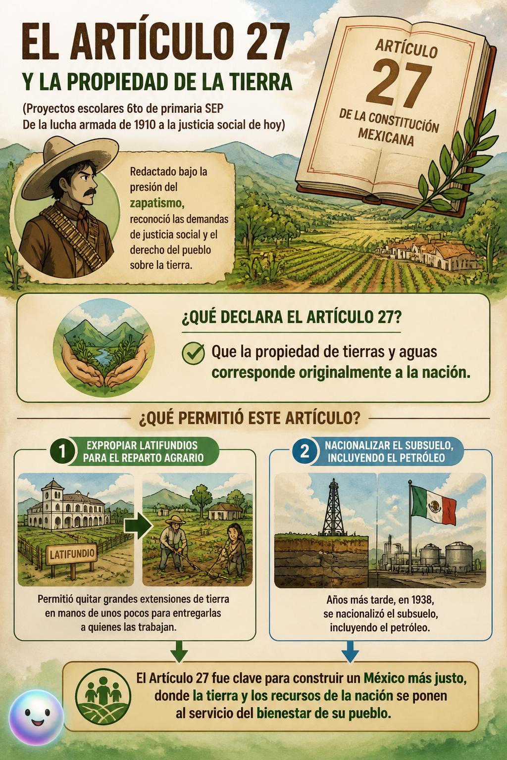 El artículo 27 y la propiedad de la tierra