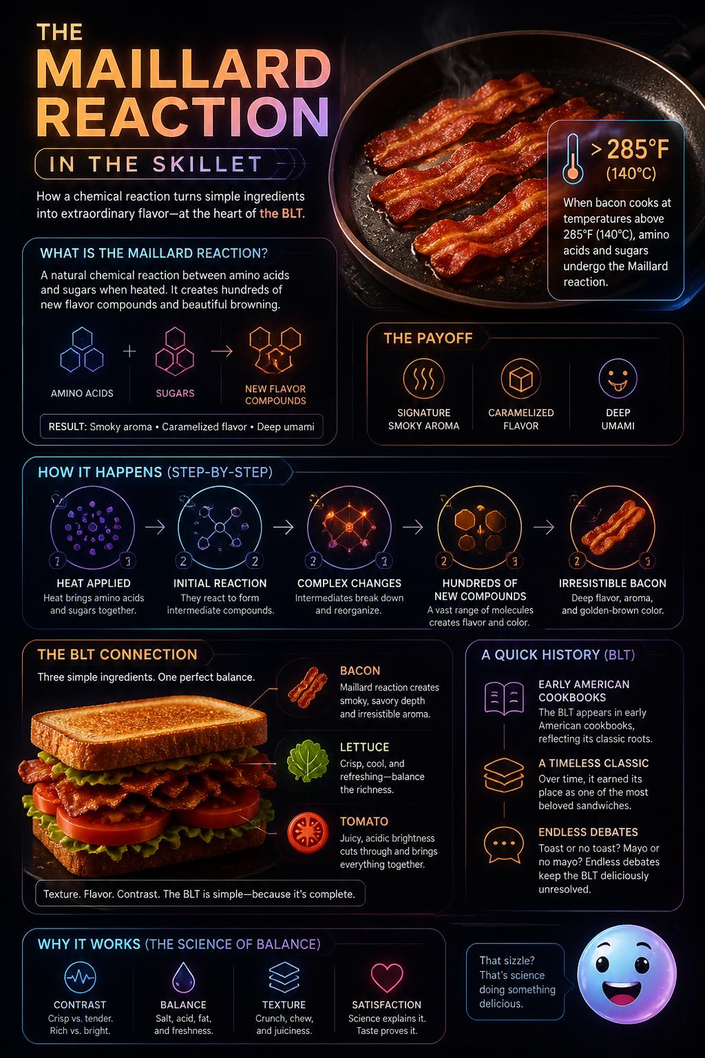 Maillard reaction in the skillet