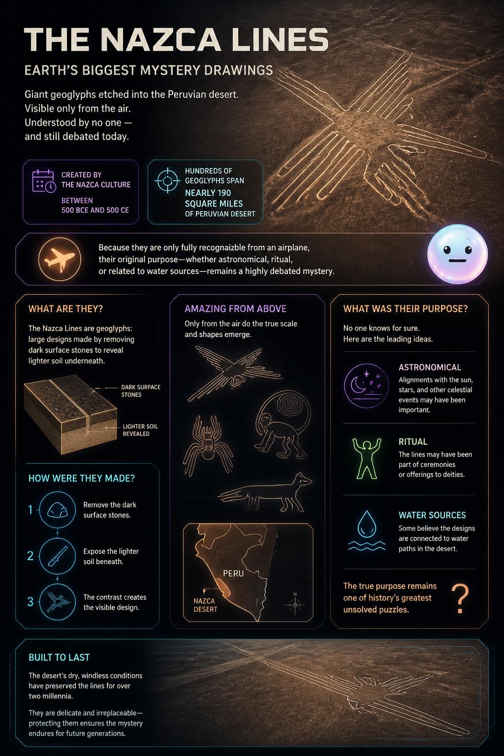 The giant desert drawings of Nazca