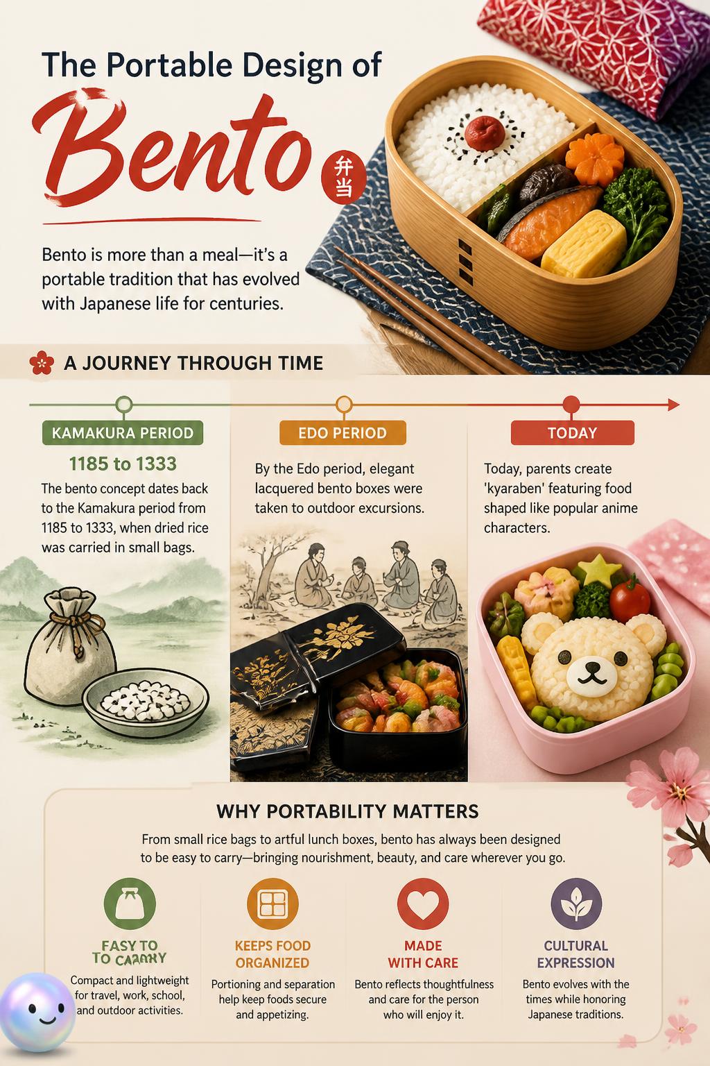The portable design of bento