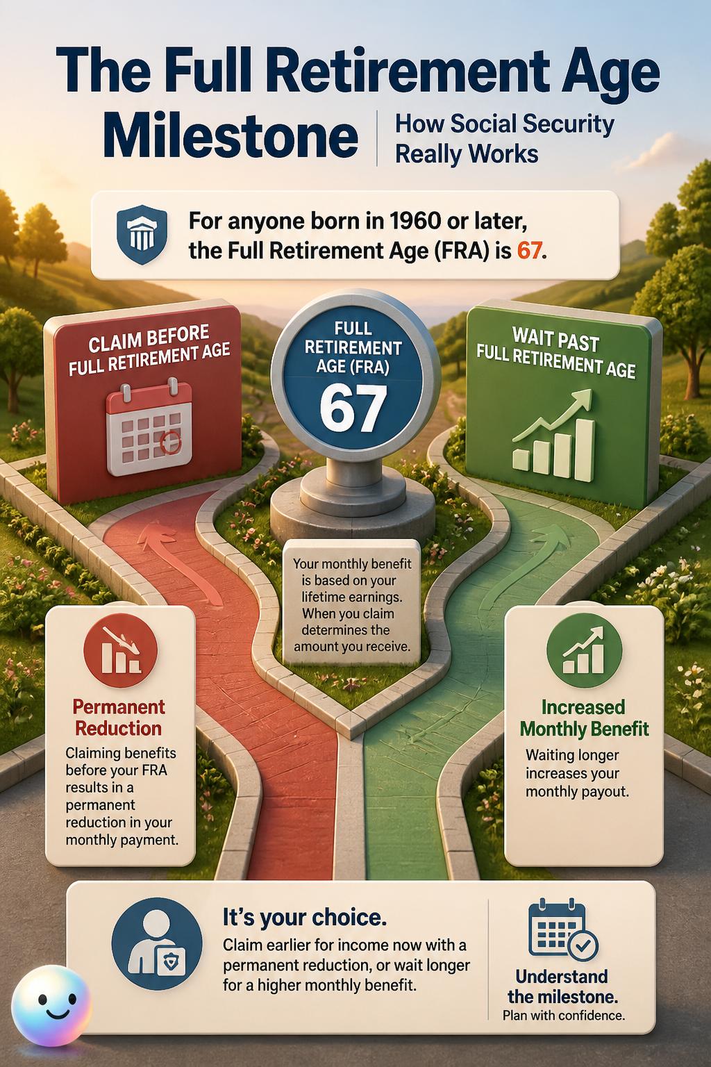The full retirement age milestone