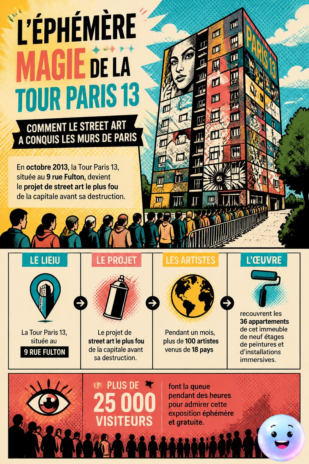 L'éphémère magie de la Tour Paris 13